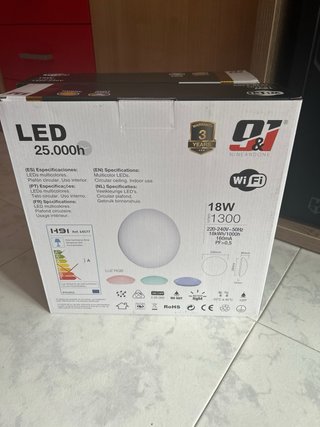 2 Plafones LED Redondo Premium WiFi (NUNCA USADOS)