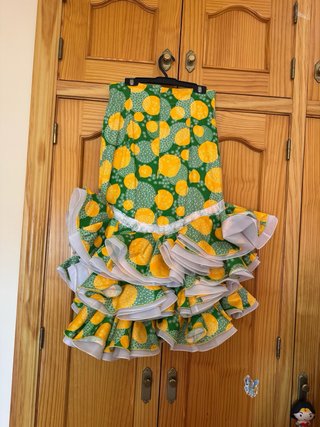 Falda flamenca diseño exclusivo talla 40