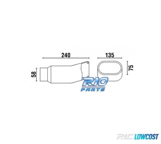 COLA ESCAPE DTM ACERO INOX