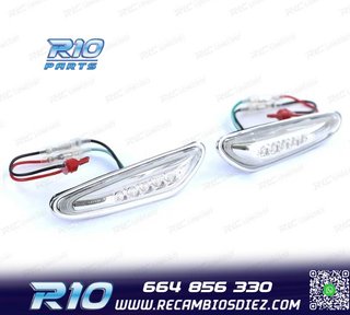 INTERMITENTES BMW E46 01-05 LATERALES LED CROMADO
