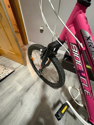 Bicicleta niña rosa 7-13 años