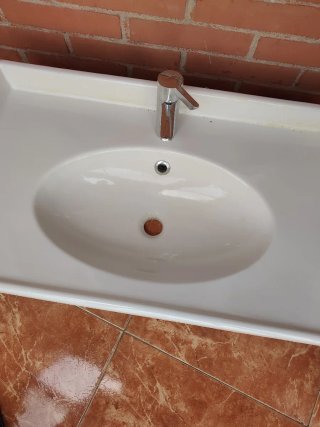 Lavabo Ikea 82x49 cm Cerámica Blanco