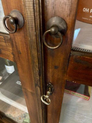 Vetrina / Credenza Legno Massiccio Restaurata