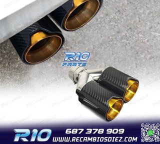 COLA ESCAPE DCH BMW LOOK M PERFORMANCE DORADO CARBONO