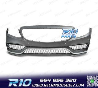 PARAGOLPES DELANTERO MERCEDES C W205 14-18 LOOK AMG C63 PLAT