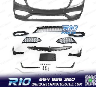 PARAGOLPES DELANTERO MERCEDES C W205 14-18 LOOK AMG C63 PLAT