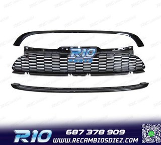 PARRILLAS MINI COOPER R56 R57 06-09 NEGRO BRILLO