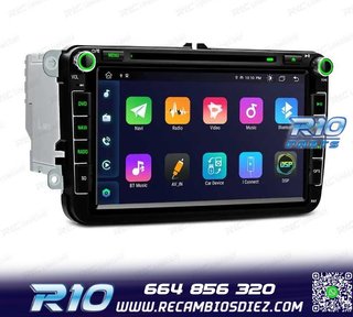 RADIO GPS ANDROID 14 PARA VOLKSWAGEN VW GOLF POLO PASSAT CAD