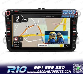 RADIO GPS ANDROID 14 PARA VOLKSWAGEN VW GOLF POLO PASSAT CAD