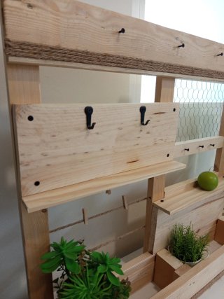 Organizador de madera.
