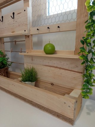 Organizador de madera.