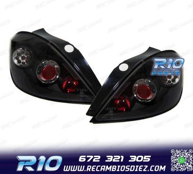 PILOTOS OPEL ASTRA H 5P 04-08 LED NEGRO AHUMADO
