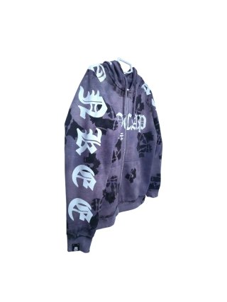 Sudadera Jnk Purple 2 Custom Hoodie XL distressed
