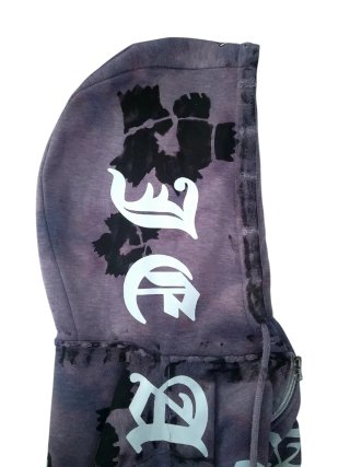 Sudadera Jnk Purple 2 Custom Hoodie XL distressed