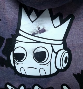 Sudadera Jnk Purple 2 Custom Hoodie XL distressed