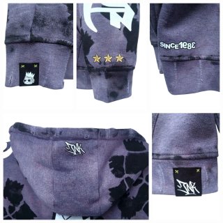 Sudadera Jnk Purple 2 Custom Hoodie XL distressed