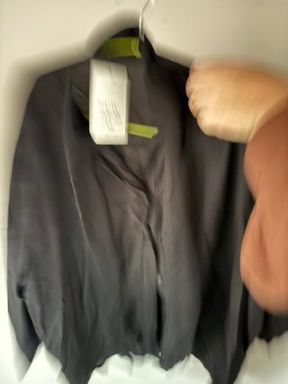 Camisa fluida negra talla única