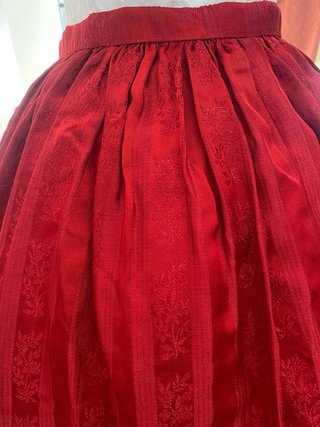 Traje de Huertana para Niña Rojo