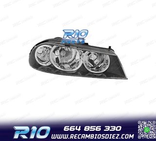 FARO DCH ALFA ROMEO 156 03-05 LOOK CROMADO NEGRO