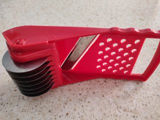 Set Utensili Cucina Rosso Bianco