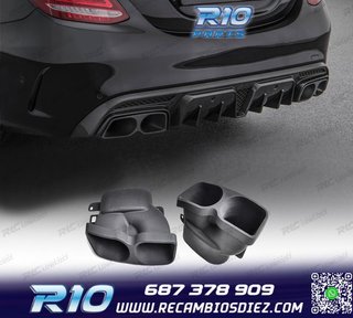 COLAS ESCAPE MERCEDES W205 C205 14-21 LOOK BRABUS NEGRO