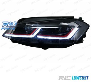 FAROS VOLKSWAGEN VW GOLF 7.5 17-19 FULL LED DINAMICOS LOOK G