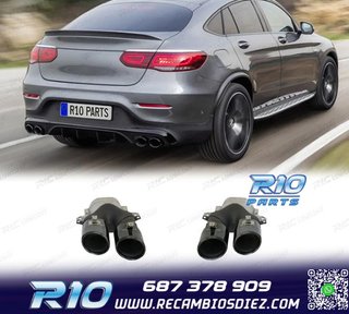 COLAS DE ESCAPE MERCEDES GLC C253 X253 15-18 LOOK AMG GLC43
