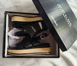 Sandalias plataforma CAMILA'S T.39 Piel