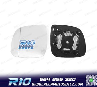 CRISTAL ESPEJO + BASE IZQUIERDO AUDI Q7 06-09