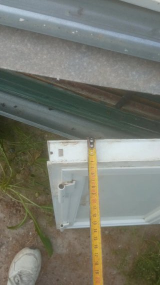 Puerta ropero aluminio pequeña