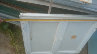 Puerta ropero aluminio pequeña