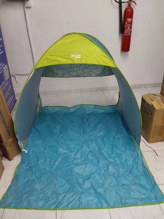Aktive 62165 Tienda de playa Pop Up azul y verde Beach