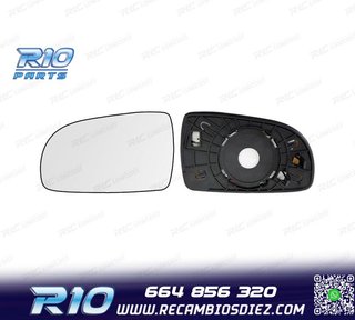 CRISTAL ESPEJO + BASE IZQUIERDO CHEVROLET AVEO 06-11