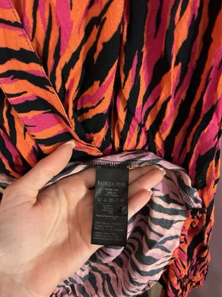 Blusa Patrizia Pepe arancione e rosa