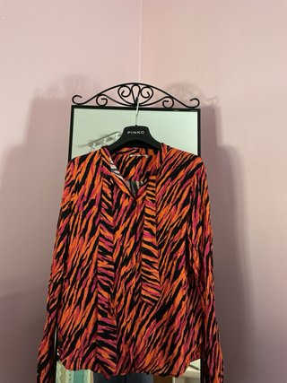 Blusa Patrizia Pepe arancione e rosa