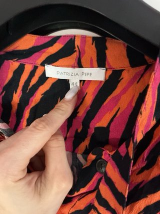 Blusa Patrizia Pepe arancione e rosa