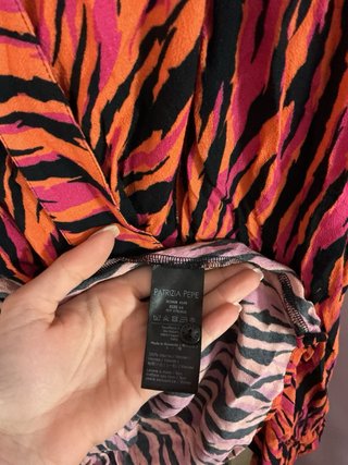 Blusa Patrizia Pepe arancione e rosa