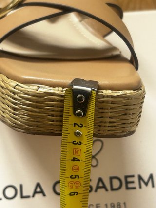 Sandalias Lola Casademunt Cuña Mimbre