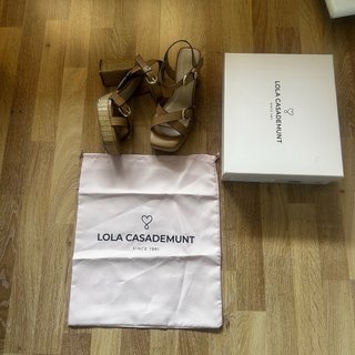 Sandalias Lola Casademunt Cuña Mimbre