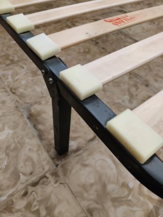 Somier Cama 130x185 Metal y Madera (+ colchón)
