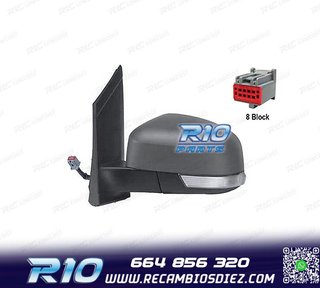 ESPEJO COMPLETO IZQUIERDO FORD FOCUS 07-12 TERMICO