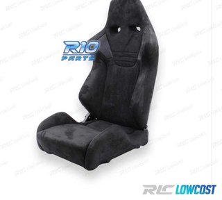 KIT ASIENTO BAQUET UNIVERSAL NEGRO EVO ERS RALLY