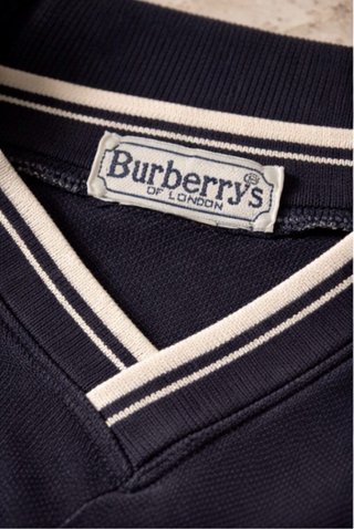 Polo Vintage BURBERRY’S of London - Blu Navy