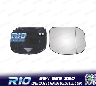 CRISTAL ESPEJO + BASE DERECHO HONDA ACCORD 08-15
