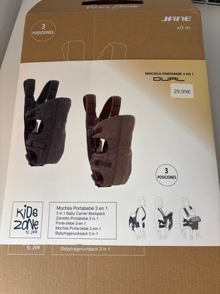 Mochila Portabebé 3 en 1 Dual Jané