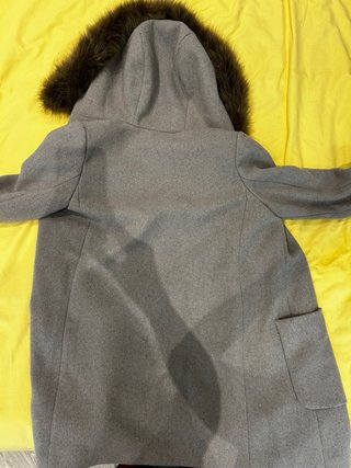 Abrigo Mango Beige Talla XS Oversize
