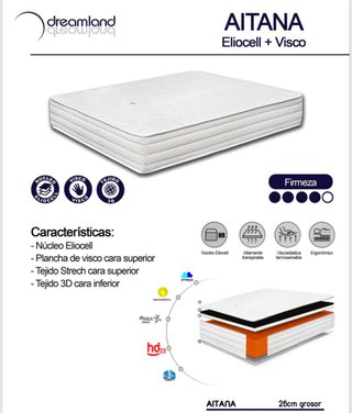 Pack Canapé + Colchón Viscoelástico Aitana