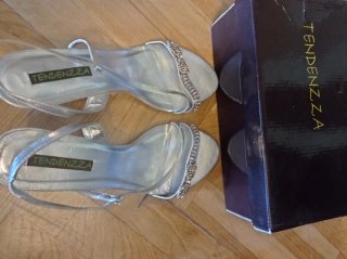 Sandalias Tendenzza Plata
