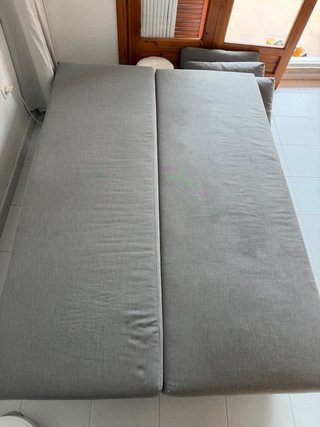 Sofá cama IKEA ÄLVDALEN 3 plazas gris