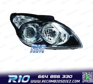 FARO DCH HYUNDAI I30 07-12 FONDO NEGRO